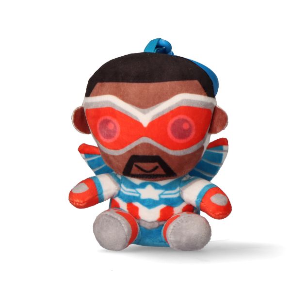 (Mis 0) MARVEL AVENGERS Captain America – Portachiavi Peluche 12cm c/Bagclip…x12…x24